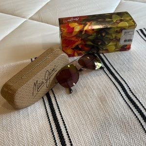 Maui Jim Cinder Cone Sunglasses Maui Sunrise Lenses Aviator Style